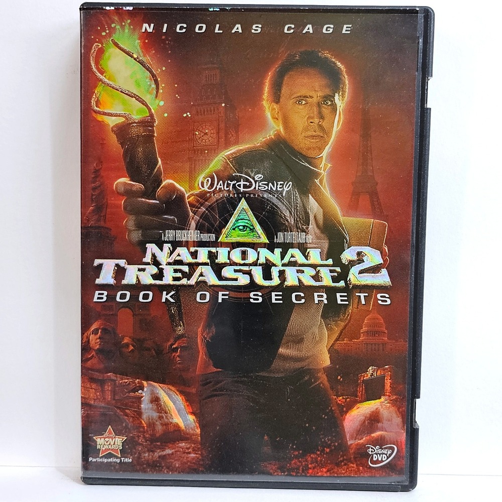 Disney National Treasure 2 Book of Secrets DVD Nicolas Cage Special Edition 2008